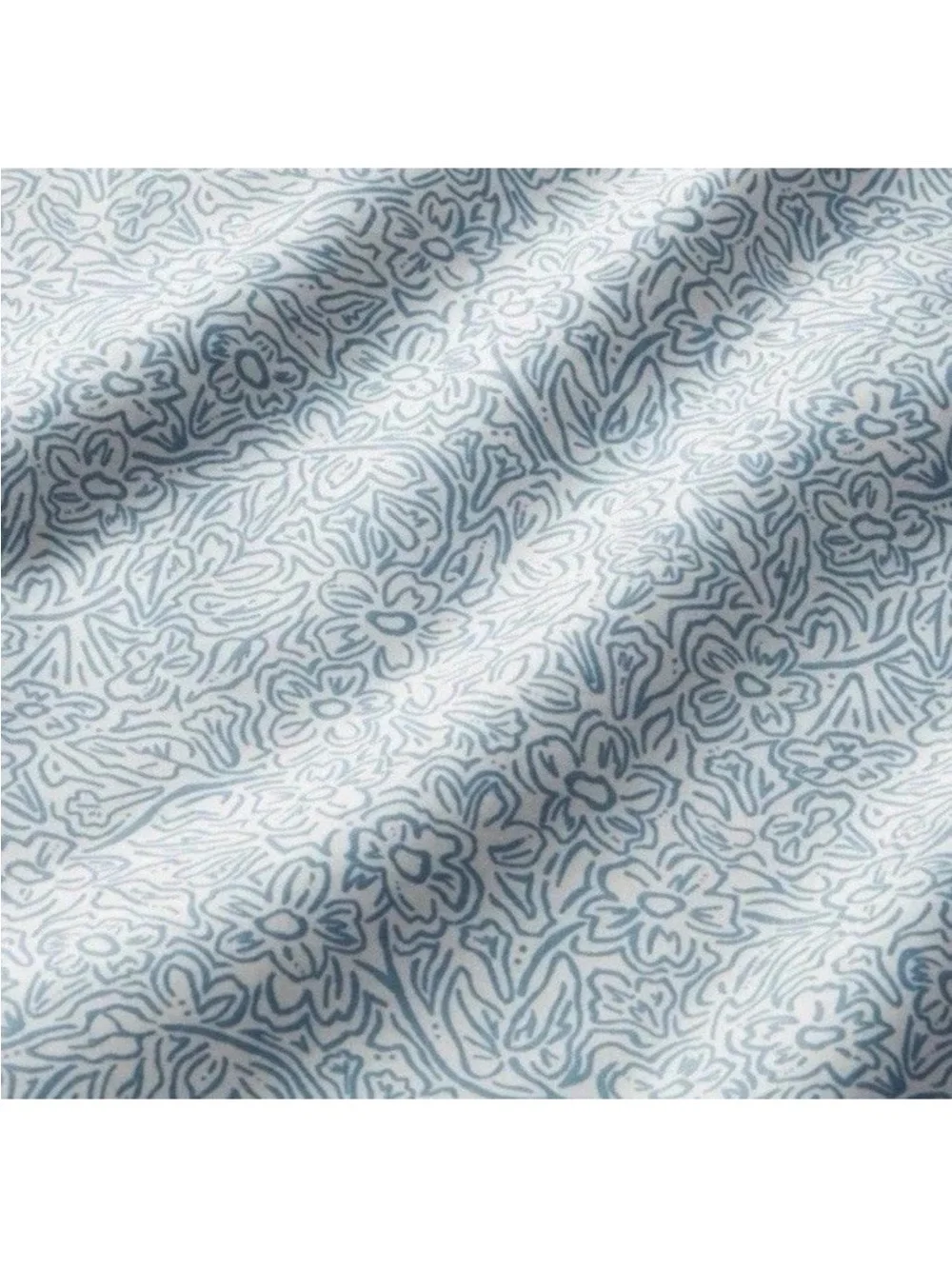 Twin/Twin XL 400 Thread Count Performance 3pc Sheet Set Blue Floral